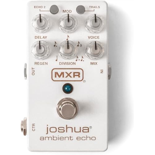 MXR - M309 JOSHUA AMBIENT Echo, Pedal für die Atmosphäre der 60er Jahre, Farbe Weiß von MXR