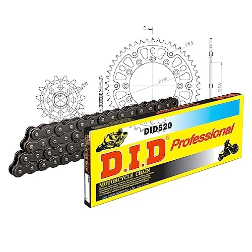 Kettensatz DID Stealth 520/114 Clipschloss gold für Yamaha WR F 250 ccm Bj. 2001-2018 Kettensatz DID Stealth 520/114 Clipschloss gold für Yamaha WR F 250 ccm Bj. 2001-2018 von MXT