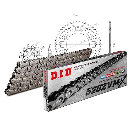 Kettensatz DID Stealth 520ZVM-X / 116 Endlos gold für Honda CRF R RE X XRL 450 ccm Bj. 2009-2016 Kettensatz DID Stealth 520ZVM-X / 116 Endlos gold für Honda CRF R RE X XRL 450 ccm Bj. 2009-2016 von MXT