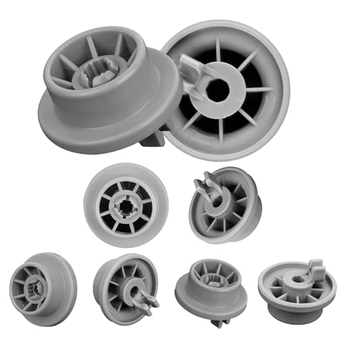 8Er Set Korbrollen Geschirrspüler Spülmaschine Rollen Unterkorb Korbrollen Spülmaschine Ersatzteile Kompatibel für Viele Gängige Bosch & Siemens Geschirrspüler | Modell 165314 von MXTIMWAN