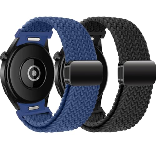 für Samsung Galaxy Watch 7/6/5/4/FE 40mm 44mm/Galaxy Watch 6/4 Classic Armband 47mm 43mm 46mm 42mm/Watch 5 Pro 45mm,Geflochtenes Nylon Elastisch Magnet Uhrenarmband Ein Klick Sport Loop Herren Damen für Samsung Galaxy Watch 7/6/5/4/FE 40mm 44mm/Galaxy Watch 6/4 Classic Armband 47mm 43mm 46mm 42mm/Watch 5 Pro 45mm,Geflochtenes Nylon Elastisch Magnet Uhrenarmband Ein Klick Sport Loop Herren Damen von MYAPULUA