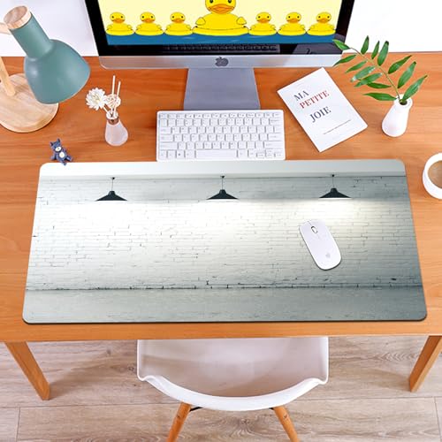MYAUEYSU Gaming 40x75cm Premium Groß vernähte Kanten langlebig mit high-end Glide und Anti-Rutsch Speed Gaming Mauspad,Abstrakter Betonstein mit DREI modernen minimalistischen Deckenlampen MYAUEYSU Gaming 40x75cm Premium Groß vernähte Kanten langlebig mit high-end Glide und Anti-Rutsch Speed Gaming Mauspad,Abstrakter Betonstein mit DREI modernen minimalistischen Deckenlampen von MYAUEYSU