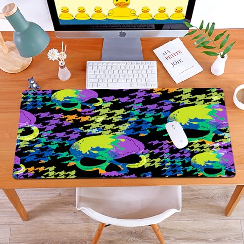 MYAUEYSU Gaming 40x75cm Premium Groß vernähte Kanten langlebig mit high-end Glide und Anti-Rutsch Speed Gaming Mauspad,Abstraktes, nahtloses Muster mit Hahnentrittmuster. Grunge-Hintergrund mit MYAUEYSU Gaming 40x75cm Premium Groß vernähte Kanten langlebig mit high-end Glide und Anti-Rutsch Speed Gaming Mauspad,Abstraktes, nahtloses Muster mit Hahnentrittmuster. Grunge-Hintergrund mit von MYAUEYSU