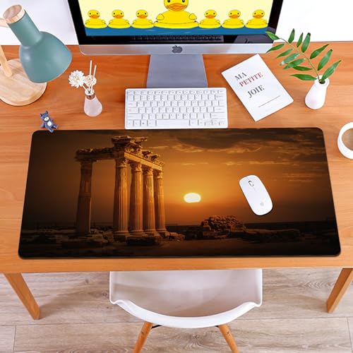 MYAUEYSU Gaming 40x75cm Premium Groß vernähte Kanten langlebig mit high-end Glide und Anti-Rutsch Speed Gaming Mauspad,Antike Dekoration, Antike Statuen von Säulen der Monumente des Reiches des MYAUEYSU Gaming 40x75cm Premium Groß vernähte Kanten langlebig mit high-end Glide und Anti-Rutsch Speed Gaming Mauspad,Antike Dekoration, Antike Statuen von Säulen der Monumente des Reiches des von MYAUEYSU