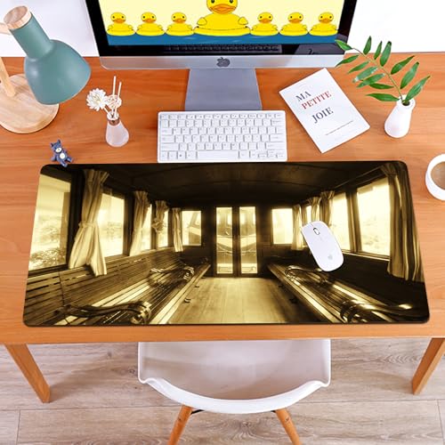 MYAUEYSU Gaming 40x75cm Premium Groß vernähte Kanten langlebig mit high-end Glide und Anti-Rutsch Speed Gaming Mauspad,Antiker Vintage-Zugsalon im Inneren historischer Transportfenster mit Bogen MYAUEYSU Gaming 40x75cm Premium Groß vernähte Kanten langlebig mit high-end Glide und Anti-Rutsch Speed Gaming Mauspad,Antiker Vintage-Zugsalon im Inneren historischer Transportfenster mit Bogen von MYAUEYSU