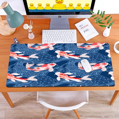 MYAUEYSU Gaming 40x75cm Premium Groß vernähte Kanten langlebig mit high-end Glide und Anti-Rutsch Speed Gaming Mauspad,Asiatische Unterwasser Koi Fisch Frühling Natur Karpfen von asiatischen Tei MYAUEYSU Gaming 40x75cm Premium Groß vernähte Kanten langlebig mit high-end Glide und Anti-Rutsch Speed Gaming Mauspad,Asiatische Unterwasser Koi Fisch Frühling Natur Karpfen von asiatischen Tei von MYAUEYSU