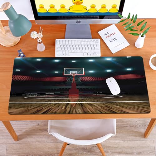 MYAUEYSU Gaming 40x75cm Premium Groß vernähte Kanten langlebig mit high-end Glide und Anti-Rutsch Speed Gaming Mauspad,Basketballplatz. Sportarena. 3D-Rendering-Hintergrund. Unscharf in der Fern MYAUEYSU Gaming 40x75cm Premium Groß vernähte Kanten langlebig mit high-end Glide und Anti-Rutsch Speed Gaming Mauspad,Basketballplatz. Sportarena. 3D-Rendering-Hintergrund. Unscharf in der Fern von MYAUEYSU