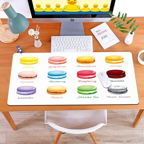 MYAUEYSU Gaming 40x75cm Premium Groß vernähte Kanten langlebig mit high-end Glide und Anti-Rutsch Speed Gaming Mauspad,Bunte französische Macaron-Kekse mit verschiedenen Geschmacksrichtungen MYAUEYSU Gaming 40x75cm Premium Groß vernähte Kanten langlebig mit high-end Glide und Anti-Rutsch Speed Gaming Mauspad,Bunte französische Macaron-Kekse mit verschiedenen Geschmacksrichtungen von MYAUEYSU