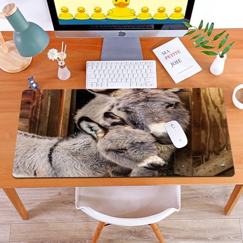 MYAUEYSU Gaming 40x75cm Premium Groß vernähte Kanten langlebig mit high-end Glide und Anti-Rutsch Speed Gaming Mauspad,Eine Mutter und Ihr Baby Entzückende Nahaufnahme eines Zwergesels Einer Mut MYAUEYSU Gaming 40x75cm Premium Groß vernähte Kanten langlebig mit high-end Glide und Anti-Rutsch Speed Gaming Mauspad,Eine Mutter und Ihr Baby Entzückende Nahaufnahme eines Zwergesels Einer Mut von MYAUEYSU