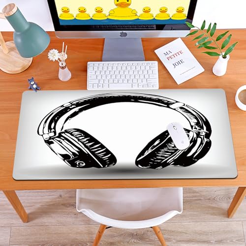 MYAUEYSU Gaming 40x75cm Premium Groß vernähte Kanten langlebig mit high-end Glide und Anti-Rutsch Speed Gaming Mauspad,Handgezeichnete Kopfhörer. Vektorillustration MYAUEYSU Gaming 40x75cm Premium Groß vernähte Kanten langlebig mit high-end Glide und Anti-Rutsch Speed Gaming Mauspad,Handgezeichnete Kopfhörer. Vektorillustration von MYAUEYSU