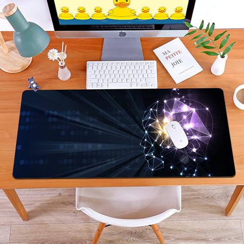 MYAUEYSU Gaming 40x75cm Premium Groß vernähte Kanten langlebig mit high-end Glide und Anti-Rutsch Speed Gaming Mauspad,Konzeptionelle Technologiedarstellung der künstlichen Intelligenz. Abstrakt MYAUEYSU Gaming 40x75cm Premium Groß vernähte Kanten langlebig mit high-end Glide und Anti-Rutsch Speed Gaming Mauspad,Konzeptionelle Technologiedarstellung der künstlichen Intelligenz. Abstrakt von MYAUEYSU