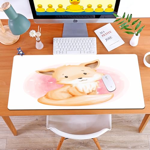 MYAUEYSU Gaming 40x75cm Premium Groß vernähte Kanten langlebig mit high-end Glide und Anti-Rutsch Speed Gaming Mauspad,Niedliches Tier Kleiner Fuchs Aquarell MYAUEYSU Gaming 40x75cm Premium Groß vernähte Kanten langlebig mit high-end Glide und Anti-Rutsch Speed Gaming Mauspad,Niedliches Tier Kleiner Fuchs Aquarell von MYAUEYSU