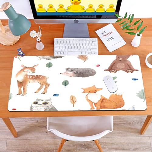 MYAUEYSU Gaming 40x75cm Premium Groß vernähte Kanten langlebig mit high-end Glide und Anti-Rutsch Speed Gaming Mauspad,Schönes, nahtloses Muster mit niedlichen, von Hand gezeichneten Wildtieren MYAUEYSU Gaming 40x75cm Premium Groß vernähte Kanten langlebig mit high-end Glide und Anti-Rutsch Speed Gaming Mauspad,Schönes, nahtloses Muster mit niedlichen, von Hand gezeichneten Wildtieren von MYAUEYSU
