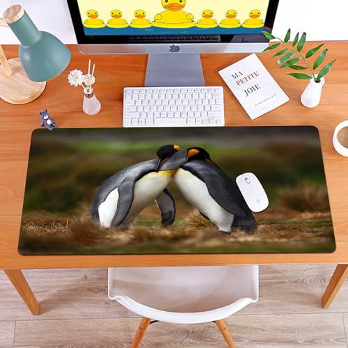 MYAUEYSU Gaming 40x75cm Premium Groß vernähte Kanten langlebig mit high-end Glide und Anti-Rutsch Speed Gaming Mauspad,Tier, Pinguin Paar umarmt in der Wildnis Natur Liebe Zuneigung MYAUEYSU Gaming 40x75cm Premium Groß vernähte Kanten langlebig mit high-end Glide und Anti-Rutsch Speed Gaming Mauspad,Tier, Pinguin Paar umarmt in der Wildnis Natur Liebe Zuneigung von MYAUEYSU