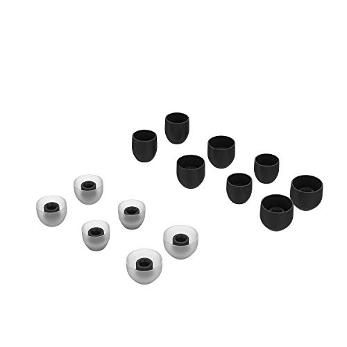 7 Paar Ohrstöpsel Zubehör Kompatibel mit Sony WF-1000XM3 / WF-1000XM4 Kopfhörer Silikon Ersatz Ohrstöpsel In-Ear Kopfhörer Ohrstöpsel (Schwarz) von MYAYD