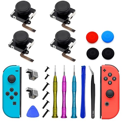MYAYD 22 In 1 Analog Joystick Reparatur Set für Nintendo Switch/Switch Lite,Joystick Reparatur Tool Kits, Ersatzteile und Werkzeuge Kompatibel mit Nintendo Switch Lite MYAYD 22 In 1 Analog Joystick Reparatur Set für Nintendo Switch/Switch Lite,Joystick Reparatur Tool Kits, Ersatzteile und Werkzeuge Kompatibel mit Nintendo Switch Lite von MYAYD