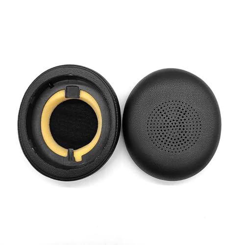 Ohrpolster für Jabra Elite 45h,1 Paar Ersatz-Ohrpolster für Jabra Evolve2 65 Kopfhörer – Memory Schaum, Weiches Protein Leder Headset Kissen, Gaming Headset Ersatz Ohrpolster von MYAYD