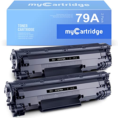 MYCARTRIDGE 79A CF279A Toner Kompatibel für Toner HP Laserjet Pro M12W M12A M12 M26A M26NW M26 Ersatz für HP 79A CF279A (2 Schwarz) von MYCARTRIDGE