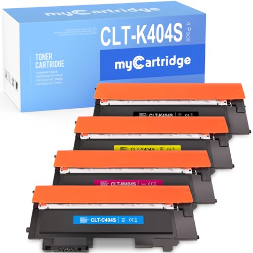 MYCARTRIDGE Kompatibel für Samsung CLT-K404S Toner Samsung Xpress C480FW C480W C430W C480FN C430 C43X C48X Seris für CLT-K404S CLT-Y404S CLT C404S CLT K404S Toner (4er-Pack) von MYCARTRIDGE