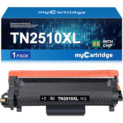 MYCARTRIDGE TN2510 XL Toner Kompatibel für Brother TN2510XL TN2510 TN-2510 für MFC-L2835DW HL-L2400DWE DCP-L2620DW DCP-L2627DW DCP-L2660DW DCP-L2665DW MFC-L2860DW (Schwarz 1er-Pack) von MYCARTRIDGE