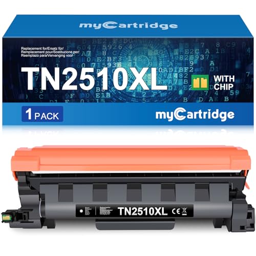 MYCARTRIDGE TN2510XL Toner Kompatibel für Brother TN2510 XL TN-2510 für HL-L2400DW HL-L2400DWE DCP-L2620DW MFC-L2800DW MFC-L2827D MFC-L2835DW MFC-L2860DW (Schwarz 1er-Pack) von MYCARTRIDGE