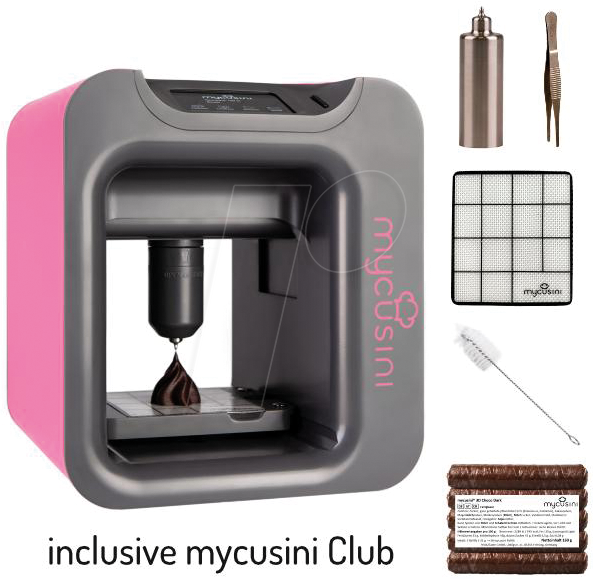 MYCUSINI 00057 - 3D Drucker, Mycusini 2.0, Food, Starter-Pack, pink von MYCUSINI