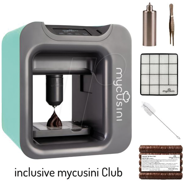 MYCUSINI 00079 - 3D Drucker, Mycusini 2.0, Food, Starter-Pack, mint von MYCUSINI