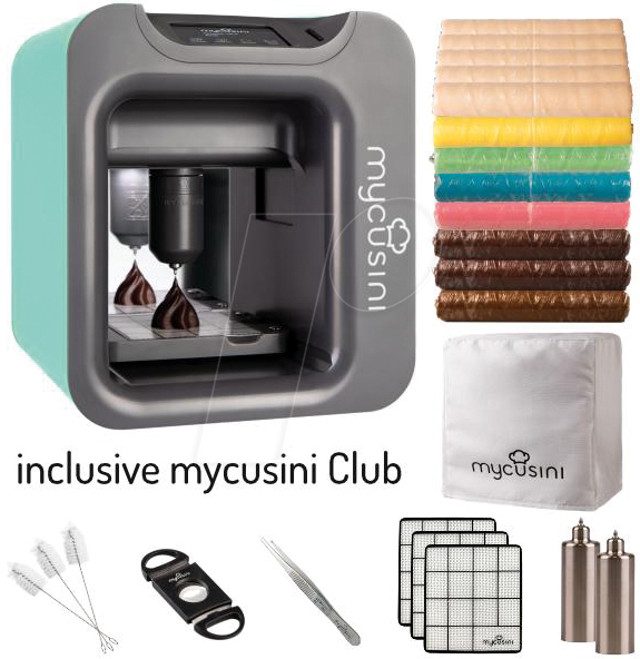 MYCUSINI 00081 - 3D Drucker, Mycusini 2.0, Food, Premium-Pack, mint von MYCUSINI