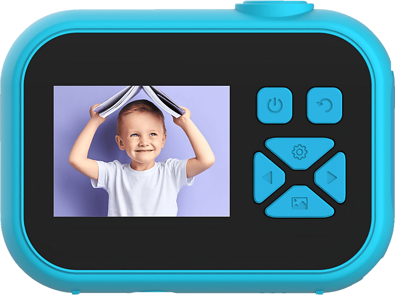 MYFIRST Camera 10 Kinder Digitalkamera Blau, k.A. opt. Zoom, 2 Zoll IPS von MYFIRST