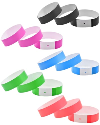 MYGLOAR Braccialetti per Iniziare Stampati Personalizzati in 5 Colori Diversi 19x255mm Con Numeri - Confezione da 100 Braccialetti per PCS Feste Braccialetti Autoadesivi Impermeabili per Feste MYGLOAR Braccialetti per Iniziare Stampati Personalizzati in 5 Colori Diversi 19x255mm Con Numeri - Confezione da 100 Braccialetti per PCS Feste Braccialetti Autoadesivi Impermeabili per Feste von MYGLOAR