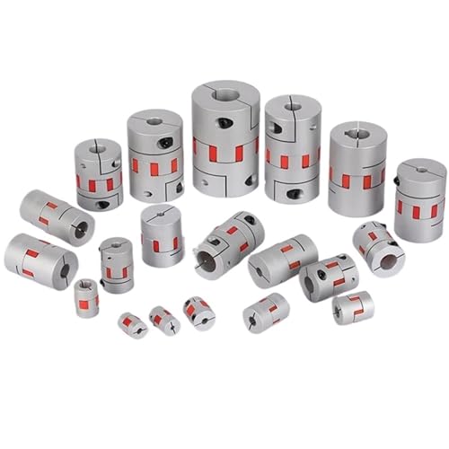 5pcs D20L25 5x8mm 3mm 4mm 5mm 6mm 6.35mm 7mm 10mm spider flexible motor coupler aluminium flexible jaw coupling(4x5) von MYGZNDDEV