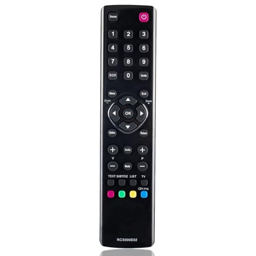 MYHGRC Ersatz Fernbedienung Thomson RC3000E02 für Thomson TV - Universal-Fernbedienung MYHGRC Ersatz Fernbedienung Thomson RC3000E02 für Thomson TV - Universal-Fernbedienung von MYHGRC