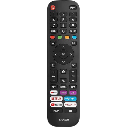MYHGRC Ersatz Fernbedienung hisense EN2G30H für Hisense Fernbedienung TV - Keine Einrichtung erforderlich hisense Fernbedienung MYHGRC Ersatz Fernbedienung hisense EN2G30H für Hisense Fernbedienung TV - Keine Einrichtung erforderlich hisense Fernbedienung von MYHGRC