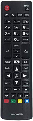 MYHGRC Neue Ersatz lg universal-Fernbedienung AKB74915324 für Fernbedienung lg smart tv Passend für LG LCD LED 32LH590U 32LH604V 43LH630V 43UH664V 49LH590V 49UH603V Keine Einrichtung erforderlich MYHGRC Neue Ersatz lg universal-Fernbedienung AKB74915324 für Fernbedienung lg smart tv Passend für LG LCD LED 32LH590U 32LH604V 43LH630V 43UH664V 49LH590V 49UH603V Keine Einrichtung erforderlich von MYHGRC