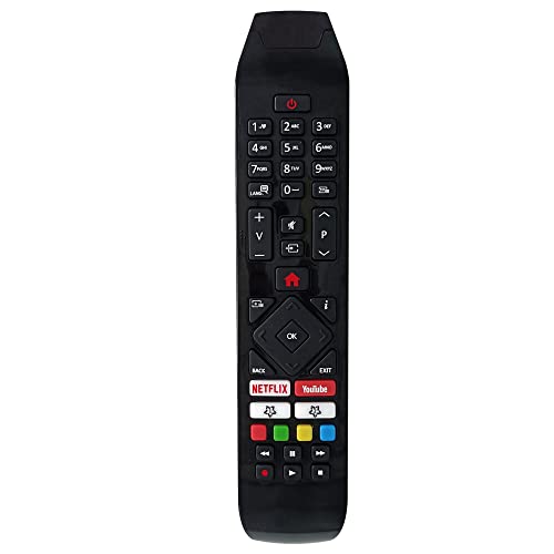MYHGRC RC43140 Universal Fernbedienung für Hitachi TV mit Youtube Netflix, keine Konfiguration erforderlich Hitachi TV 55HK6500 55HK6000 43HL8000K 43HK6000 40HE4000 von MYHGRC