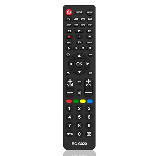 Universalfernbedienung für alle Fernseher, Blu-ray/DVD Player, Streaming-Media-Player und alle Audio Videogeräte – Einfache Einrichtung Universalfernbedienung für alle Fernseher, Blu-ray/DVD Player, Streaming-Media-Player und alle Audio Videogeräte – Einfache Einrichtung von MYHGRC