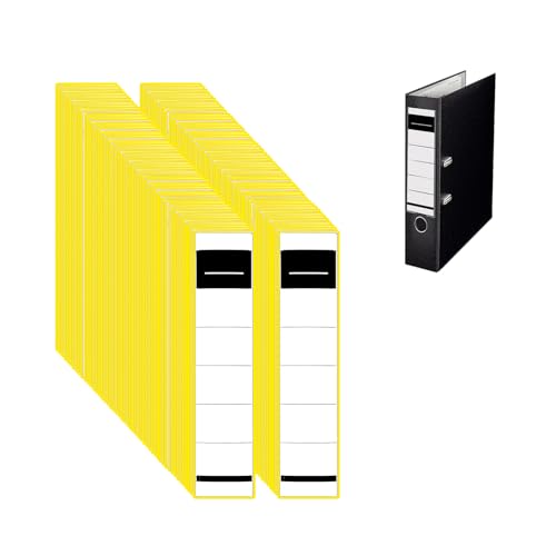 MYLERCT 100 Stück Ordnerrücken, 19 x 3.6cm Ordnerrücken Selbstklebend, Ordner Rückenschilder Selbstklebend für 5 cm Breite Ordner, für Büro, Bibliothek, Archivierung MYLERCT 100 Stück Ordnerrücken, 19 x 3.6cm Ordnerrücken Selbstklebend, Ordner Rückenschilder Selbstklebend für 5 cm Breite Ordner, für Büro, Bibliothek, Archivierung von MYLERCT