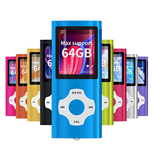 Mymahdi MP3 / MP4 beweglicher Spieler, dunkelblau mit 1.8 Zoll LCD-Schirm und Memory Einbauschlitz, maximale Unterstützung 128GB Memory TF Karte von MYMAHDI