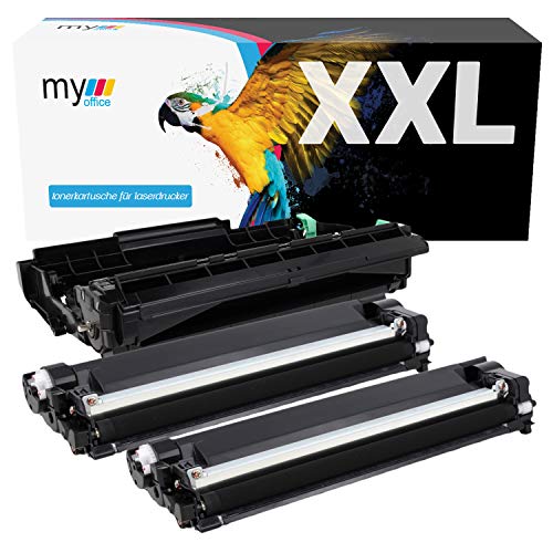 2X TN2420 DR-2400 Tonerkartusche und Trommel für Brother MFC-L2710DW L2730DW L2750DW HL-L2375DW L2350DW 3000 S. Toner 12000 S. Trommel von MYOFFICE