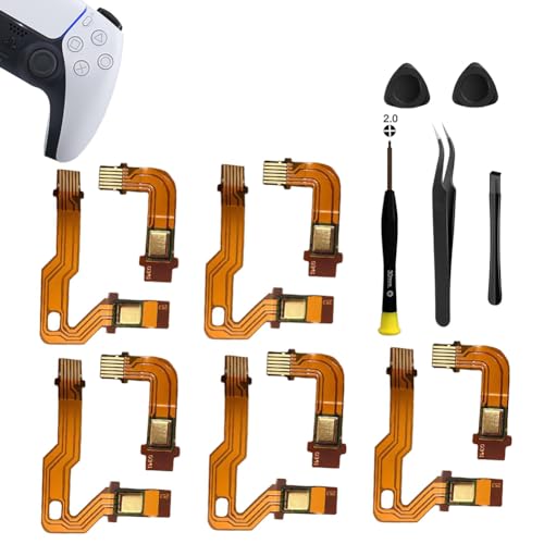 MYPUQIAO Mikrofon-Flexkabel Ersatz für PS5 V1 1.0 BDM-010 linker und rechter Griff inneres Mikrofonband, Playstation 5 Lautsprecher L R Anschlusskabel Dualsense Controller mit Reparaturwerkzeug-Set MYPUQIAO Mikrofon-Flexkabel Ersatz für PS5 V1 1.0 BDM-010 linker und rechter Griff inneres Mikrofonband, Playstation 5 Lautsprecher L R Anschlusskabel Dualsense Controller mit Reparaturwerkzeug-Set von MYPUQIAO