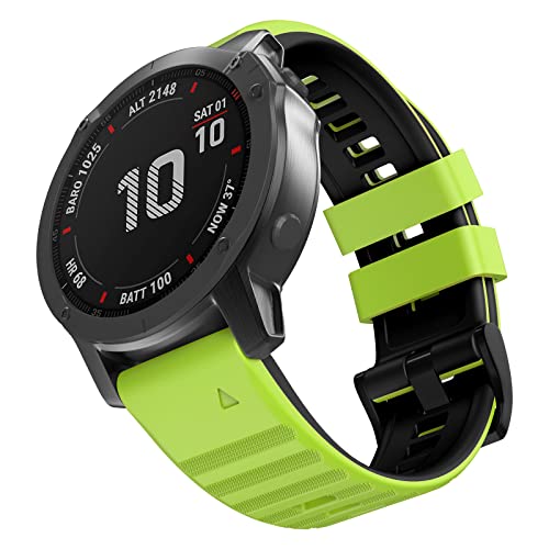 MYSNBKN Fenix 7 Armband 22 mm Silikonbänder für Garmin Fenix 5/Fenix 6/Fenix 7/Forerunner 935/945/Approach S60/S62/Quatix 5/EPIX 2 MYSNBKN Fenix 7 Armband 22 mm Silikonbänder für Garmin Fenix 5/Fenix 6/Fenix 7/Forerunner 935/945/Approach S60/S62/Quatix 5/EPIX 2 von MYSNBKN