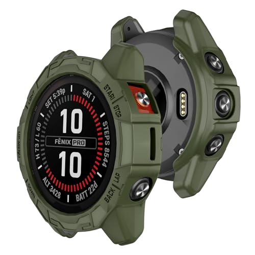 MYSNBKN Schutzhülle für Garmin Fenix 7 Pro/Fenix 7/Epix Pro 47mm, TPU Schutzhüllen Abdeckungen Uhrenrahmen Protector Shell Zubehör MYSNBKN Schutzhülle für Garmin Fenix 7 Pro/Fenix 7/Epix Pro 47mm, TPU Schutzhüllen Abdeckungen Uhrenrahmen Protector Shell Zubehör von MYSNBKN