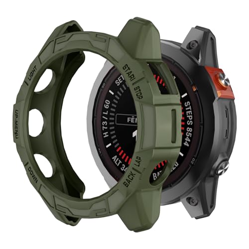 MYSNBKN Schutzhülle für Garmin Fenix 7X Pro/Fenix 7X/Epix Pro 51mm, TPU Schutzhüllen Abdeckungen Uhrenrahmen Protector Shell Zubehör MYSNBKN Schutzhülle für Garmin Fenix 7X Pro/Fenix 7X/Epix Pro 51mm, TPU Schutzhüllen Abdeckungen Uhrenrahmen Protector Shell Zubehör von MYSNBKN