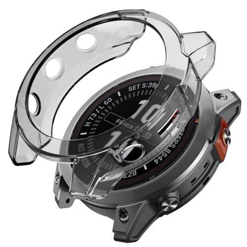 MYSNBKN Schutzhülle kompatibel mit Garmin Fenix 7 Pro/Fenix 7/Epix Pro 47mm, TPU Schutzhüllen stoßfest von MYSNBKN