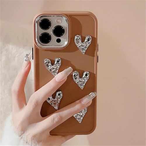 Love Heart Handyhülle für iPhone 15 14 13 12 11 Pro Max X XS XR 8 7 Plus SE 2022 Bumper Silikon Schutzhülle, 05, Für 7 8 SE 2020 von MYSXSWHL