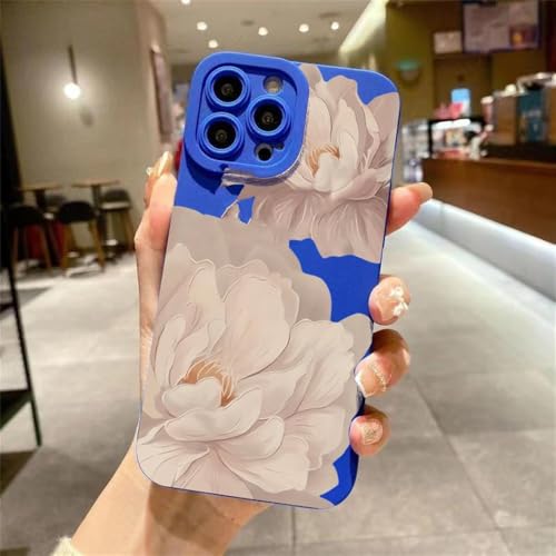 MYSXSWHL Handyhülle für iPhone 16 15 14 Pro Max 13 12 11 XS XR 7 8 Plus SE 2020 Stoßfeste Matte weiche Silikonhülle, 04, für iPhone 15 ProMax von MYSXSWHL