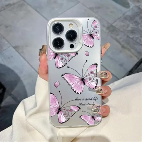 MYSXSWHL Modische, schwarz-lila Handyhülle für iPhone 15 Pro Max 15 14 13 12 11 Pro X XR XS 7 8 Plus Beschichtungsabdeckung, weiß, für iPhone 13 MYSXSWHL Modische, schwarz-lila Handyhülle für iPhone 15 Pro Max 15 14 13 12 11 Pro X XR XS 7 8 Plus Beschichtungsabdeckung, weiß, für iPhone 13 von MYSXSWHL