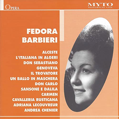 Barbieri,Fedora-Recital/1947-53 1cd Barbieri,Fedora-Recital/1947-53 1cd von MYTO HISTORICAL