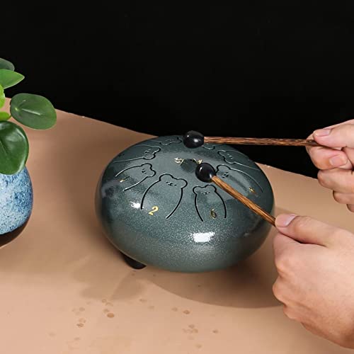 Zungentrommel, 13-Zoll-Zungentrommel-Musikinstrument for Kinder, tragbares Mini-8-Ton-Handpan-Trommel-Schlaginstrumentenset(B) von MYXJX