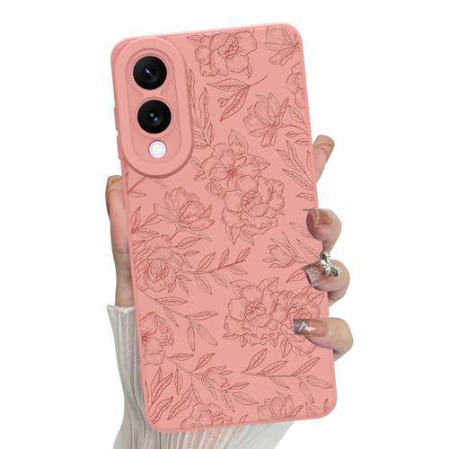 MZELQ Schutzhülle für Samsung Galaxy S25 Edge, Silikon, Blumenmuster, niedliches Muster, Kameraschutz, weich, dünn, für Mädchen und Frauen, Rosa MZELQ Schutzhülle für Samsung Galaxy S25 Edge, Silikon, Blumenmuster, niedliches Muster, Kameraschutz, weich, dünn, für Mädchen und Frauen, Rosa von MZELQ